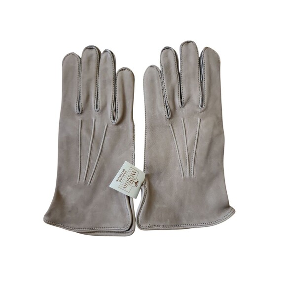 Mid Western Sport Togs  Genuine Deerskin Gloves Men's Size 9 Mocha Brown Leather - Picture 1 of 6